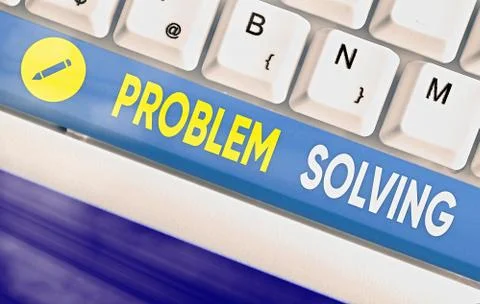 Word writing text Problem Solving. Business concept for process of finding Foto stock