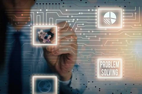 Word writing text Problem Solving. Business concept for process of finding Foto stock