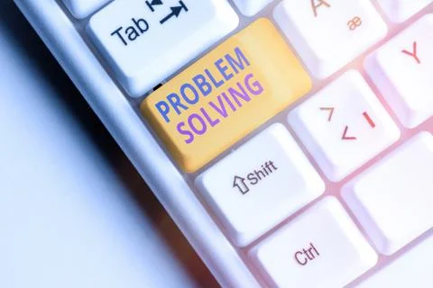 Word writing text Problem Solving. Business concept for process of finding Foto stock