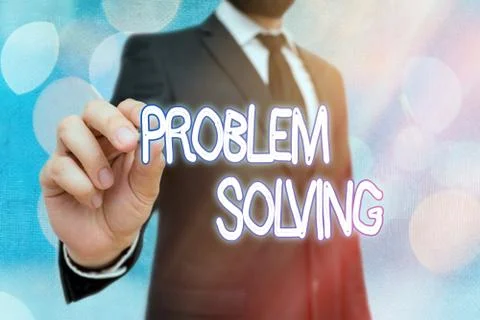 Word writing text Problem Solving. Business concept for having a good capability 库存照片