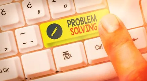 Word writing text Problem Solving. Business concept for having a good capability Stock Photos