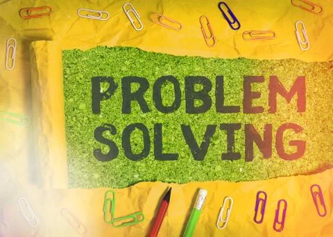 Word writing text Problem Solving. Business concept for having a good capability 库存照片