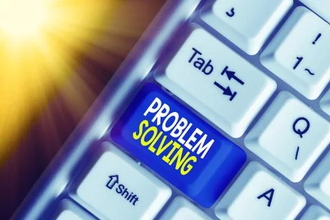Word writing text Problem Solving. Business concept for having a good capability 库存照片