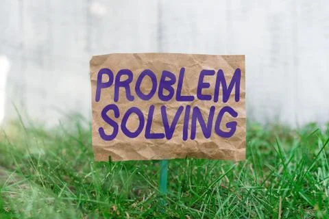 Word writing text Problem Solving. Business concept for process of finding Foto stock