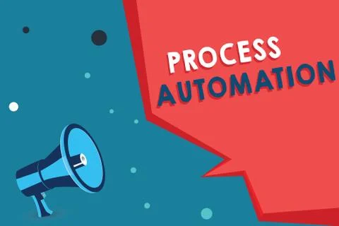 Word writing text Process Automation. Business concept for Transformation Stock Illustration