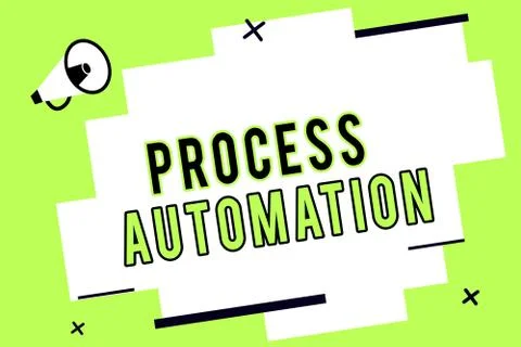 Word writing text Process Automation. Business concept for Transformation Str 스톡 일러스트