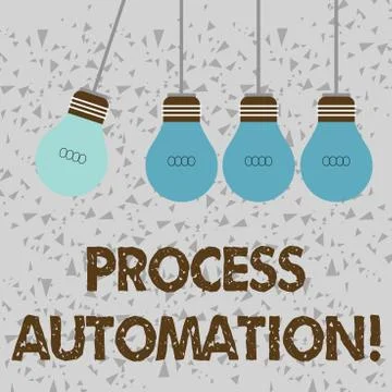 Word writing text Process Automation. Business concept for the use of digital イラスト素材