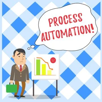 Word writing text Process Automation. Business concept for Transformation Stock Illustration