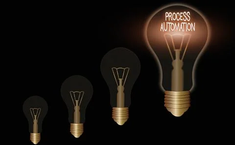 Word writing text Process Automation. Business concept for Transformation Stock Illustration