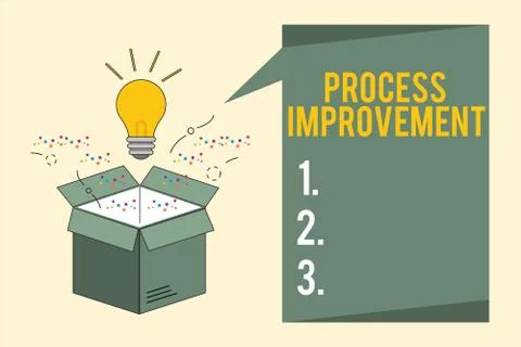 Word writing text Process Improvement. Business concept for Optimization Meet イラスト素材