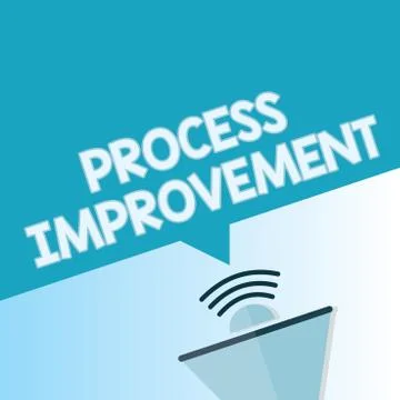 Word writing text Process Improvement. Business concept for Optimization Meet Stock Illustration