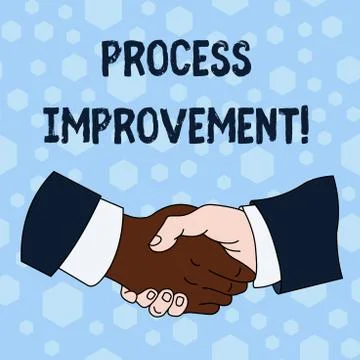 Word writing text Process Improvement. Business concept for Optimization Meet Stock Illustration