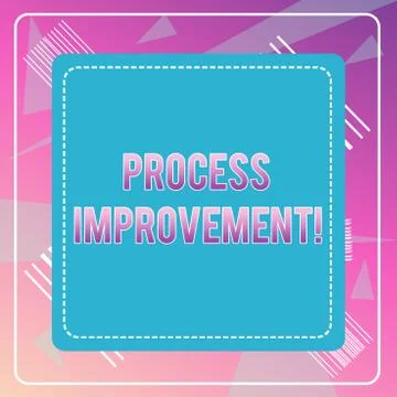 Word writing text Process Improvement. Business concept for Optimization Meet Illustrazione stock