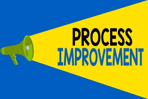 Word writing text Process Improvement. Business concept for task of identifying 스톡 일러스트