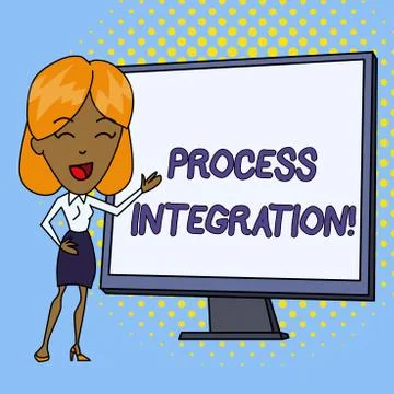 Word writing text Process Integration. Business concept for Connectivity of Stockillustratie