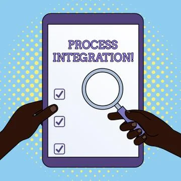 Word writing text Process Integration. Business concept for Connectivity of Stockillustratie