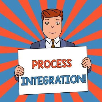 Word writing text Process Integration. Business concept for Connectivity of Stock Illustration