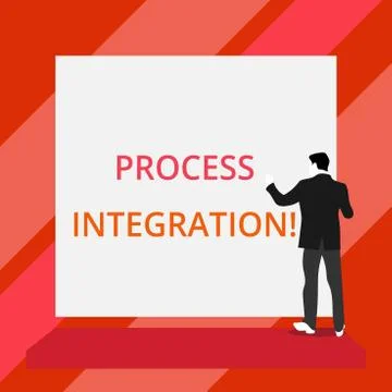 Word writing text Process Integration. Business concept for Connectivity of 스톡 일러스트
