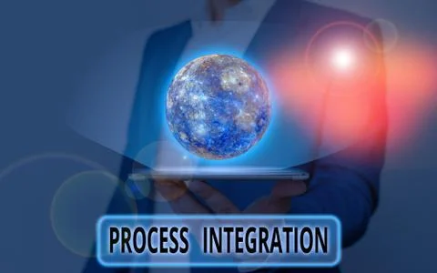 Word writing text Process Integration. Business concept for sharing of data and Stock Photos