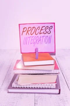 Word writing text Process Integration. Business concept for sharing of data and Stock Photos