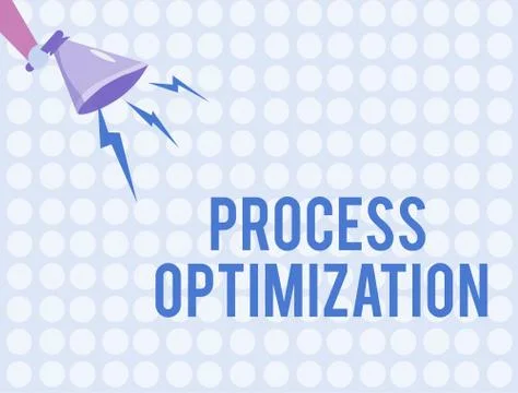 Word writing text Process Optimization. Business concept for Improve 库存插图