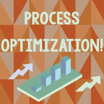 Word writing text Process Optimization. Business concept for improves the 库存插图