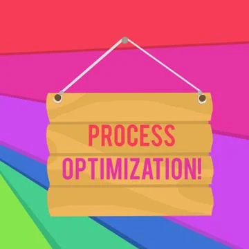 Word writing text Process Optimization. Business concept for Improve Stockillustratie