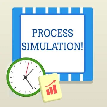 Word writing text Process Simulation. Business concept for Technical Stock Illustration