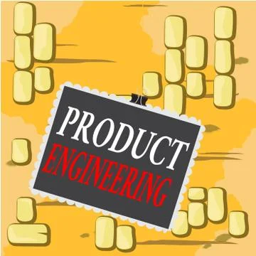 Word writing text Product Engineering. Business concept for process of designing Stock Illustration