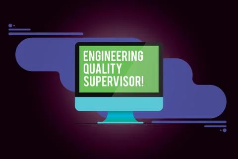 Word writing text Production And Maintenance Supervisor. Business concept for Stock Illustration