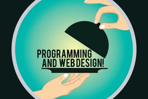 Word writing text Programming And Web Design. Business concept for Website イラスト素材