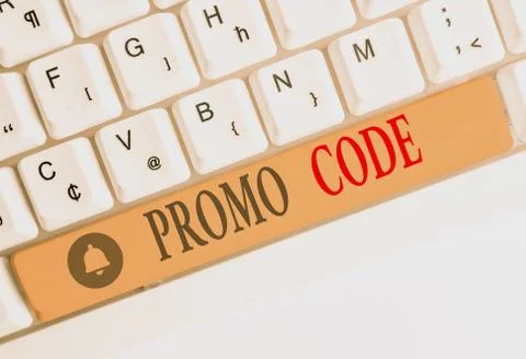 Word writing text Promo Code. Business concept for digital numbers that give you 스톡 사진