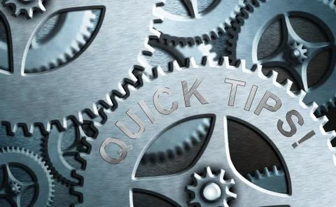 Word writing text Quick Tips. Business concept for small but particularly useful Stock Illustration