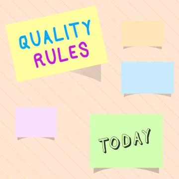 Word writing text Regulations Rules. Business concept for Standard Statement Stockillustratie