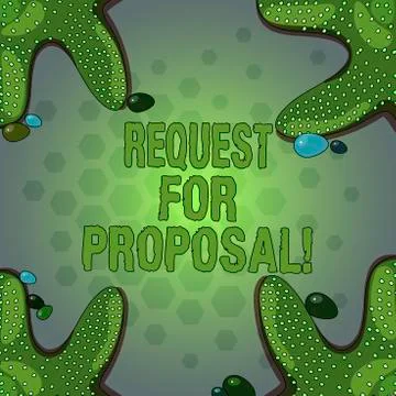 Word writing text Request For Proposal. Business concept for document that 스톡 일러스트
