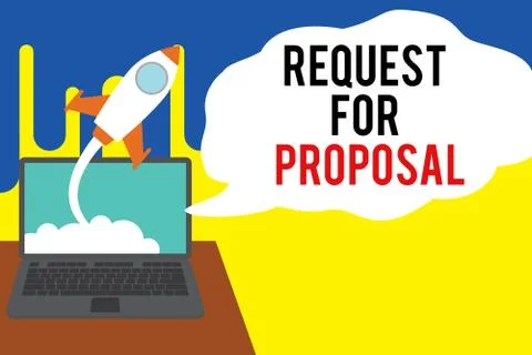 Word writing text Request For Proposal. Business concept for document contains Stock Illustration
