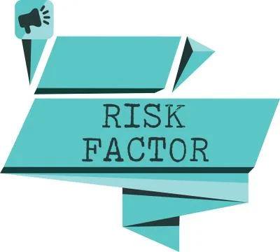 Word writing text Risk Factor. Business concept for Something that rises the Illustrazione stock