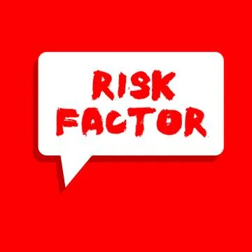 Word writing text Risk Factor. Business concept for Something that rises the Stock Illustration
