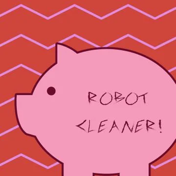 Word writing text Robot Cleaner. Business concept for Intelligent programming Stock Illustration