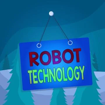 Word writing text Robot Technology. Business concept for develop machines that Stock Illustration