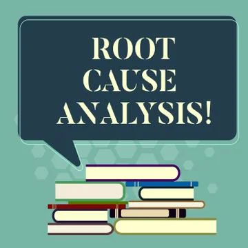 Word writing text Root Cause Analysis. Business concept for method of problem Stock Illustration