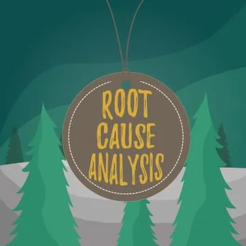 Word writing text Root Cause Analysis. Business concept for Method of Problem Illustrazione stock