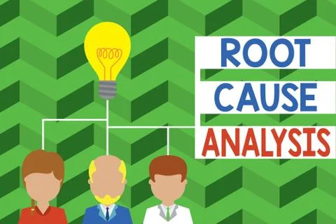 Word writing text Root Cause Analysis. Business concept for Method of Problem Stock Illustration