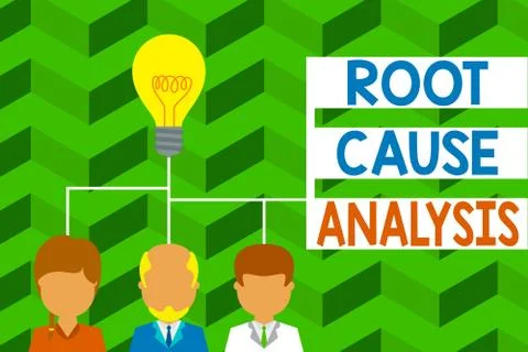Word writing text Root Cause Analysis. Business concept for Method of Problem Stock Illustration