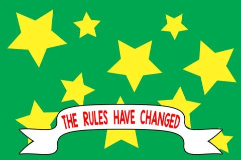 Word writing text The Rules Have Changed. Business concept for the agreement or Illustration