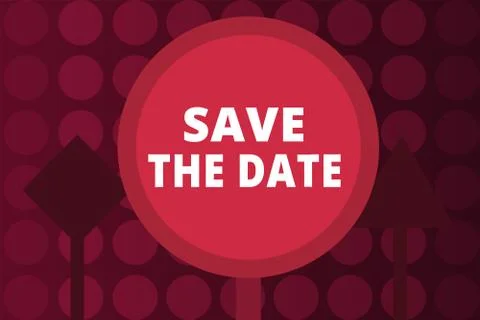 Word writing text Save The Date. Business concept for Systematized events Stock Illustration
