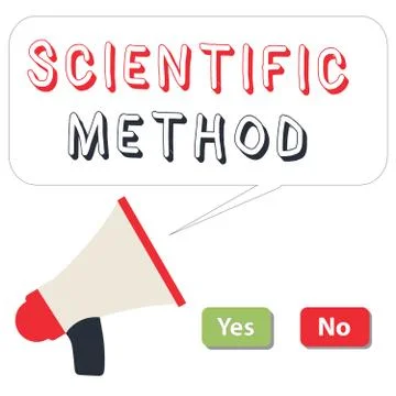 Word writing text Scientific Method. Business concept for Principles Procedures Stock Illustration