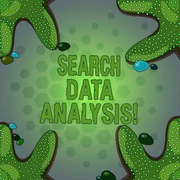 Word writing text Search Data Analysis. Business concept for process of Illustrazione stock