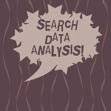 Word writing text Search Data Analysis. Business concept for process of Illustrazione stock