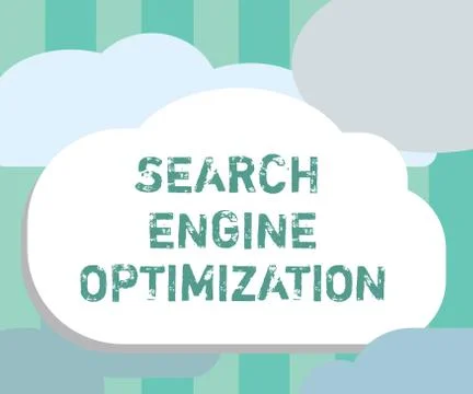 Word writing text Search Engine Optimization. Business concept for maximizing Stock Illustration